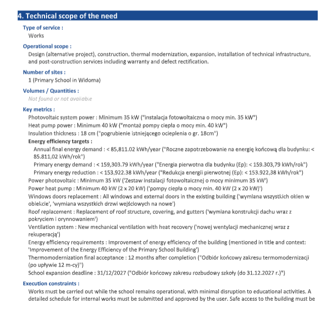 Specification analysis